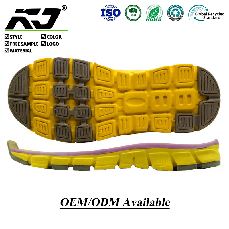 EVA-1813 EVA & TPR Bonded Sole for Footwear Manufacturing