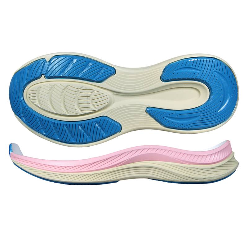 MD-29131 MD & Rubber Co-Molded Sole for Footwear Manufacturing